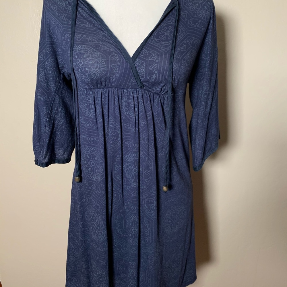 Blue Maxi or Bathing Suite Cover Up